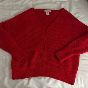 Sincerely Jules Vibrant Red Cardigan